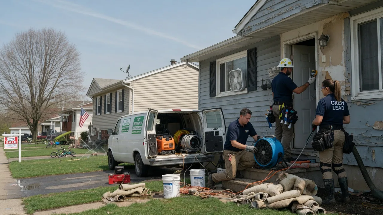 Flood Cleanup in South Hackensack, NJ near me